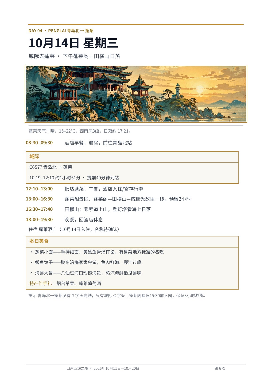出版物风格版 第6页 Day 4 · 蓬莱